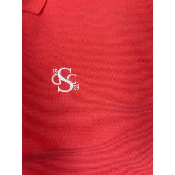 Greg Norman Classic Red Polo Shirt XL Play Dry 1959 Logo Embroidered Golf Style - Picture 5 of 16